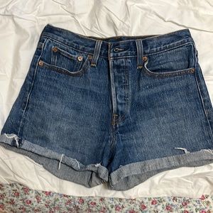 Levi’s High Waist Denim Shorts